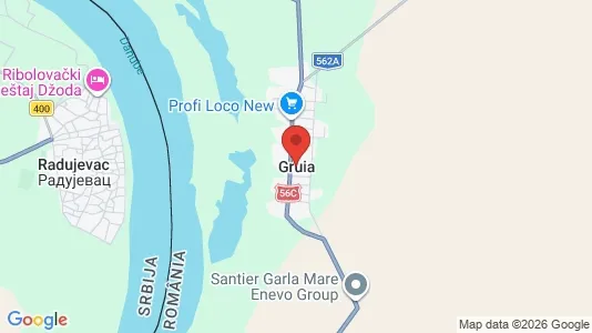 Houses for rent i Gruia - kort over placeringen