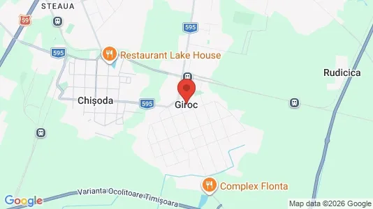 Apartments for rent i Giroc - kort over placeringen
