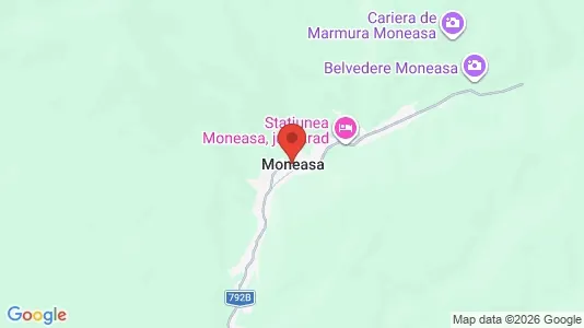 Houses for rent i Moneasa - kort over placeringen