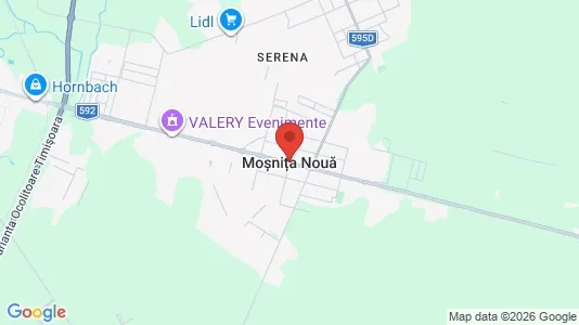 Apartments for rent i Moşniţa Nouă - kort over placeringen