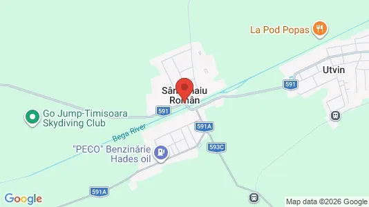 Apartments for rent i Sânmihaiu Român - kort over placeringen