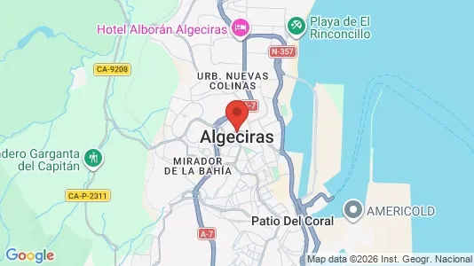 Houses for rent i Algeciras - kort over placeringen