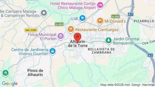 Apartments for rent i Alhaurín de la Torre - kort over placeringen