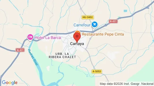 Houses for rent i Cartaya - kort over placeringen