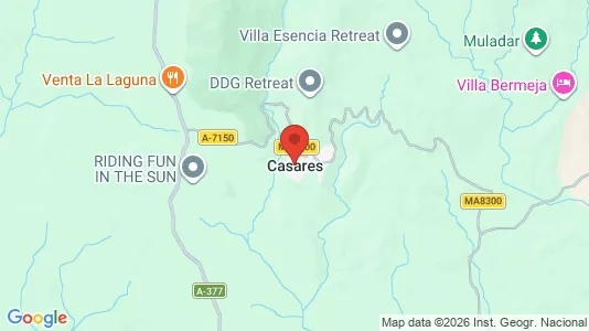 Apartments for rent i Casares - kort over placeringen