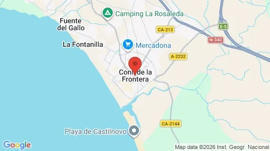 Houses for rent i Conil de la Frontera - kort over placeringen