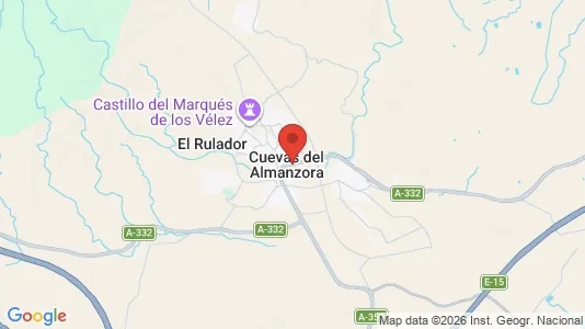 Apartments for rent i Cuevas del Almanzora - kort over placeringen