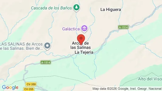 Houses for rent i Arcos de las Salinas - kort over placeringen