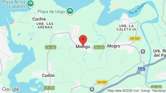 Houses for rent i Miengo - kort over placeringen