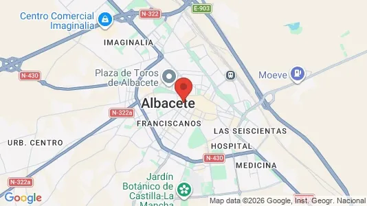 Houses for rent i Albacete - kort over placeringen