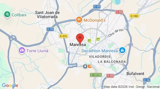Houses for rent i Manresa - kort over placeringen