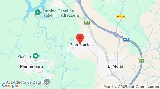 Houses for rent i Pedrezuela - kort over placeringen