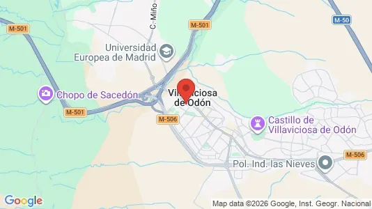 Apartments for rent i Villaviciosa de Odón - kort over placeringen
