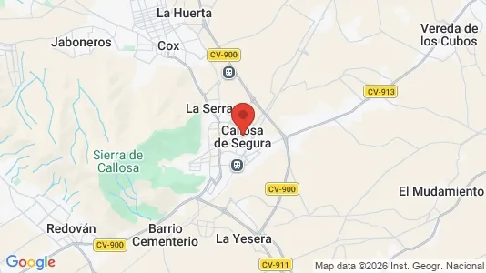 Houses for rent i Callosa de Segura - kort over placeringen