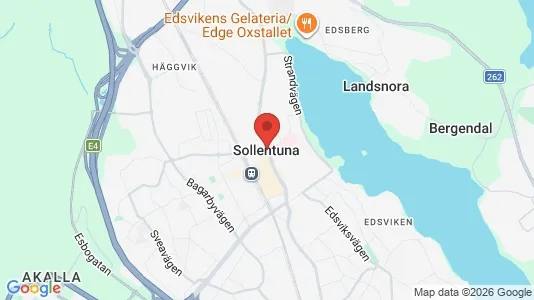Houses for rent i Sollentuna - kort over placeringen