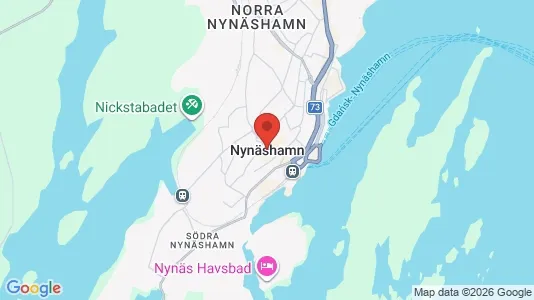 Houses for rent i Nynäshamn - kort over placeringen