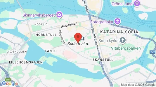 Rooms for rent i Södermalm - kort over placeringen
