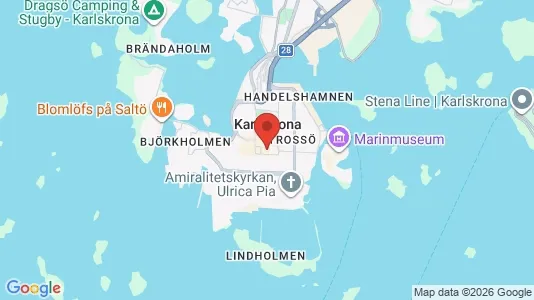 Houses for rent i Karlskrona - kort over placeringen
