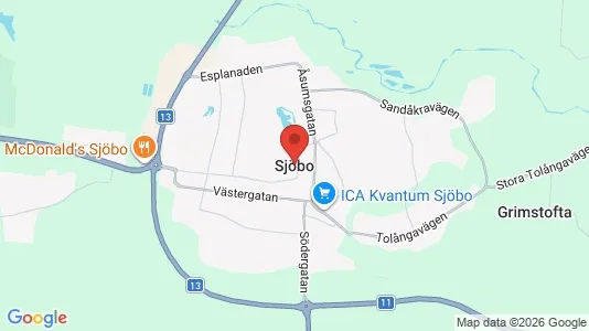 Houses for rent i Sjöbo - kort over placeringen