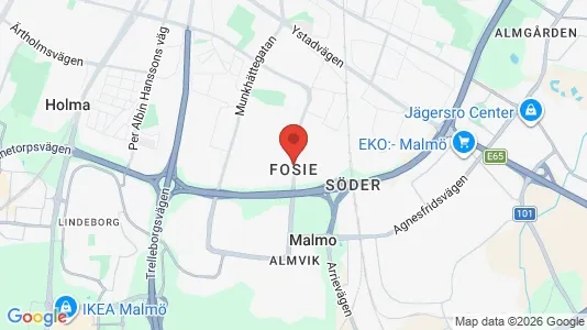 Apartments for rent i Fosie - kort over placeringen
