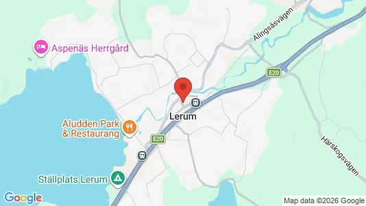 Houses for rent i Lerum - kort over placeringen