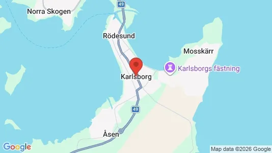 Apartments for rent i Karlsborg - kort over placeringen