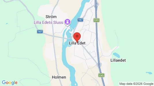 Apartments for rent i Lilla Edet - kort over placeringen