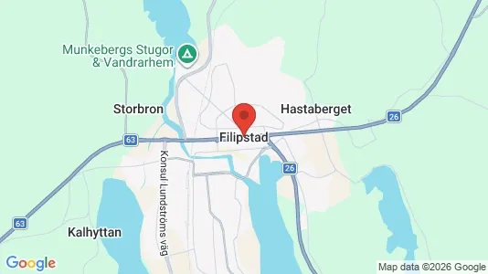 Houses for rent i Filipstad - kort over placeringen