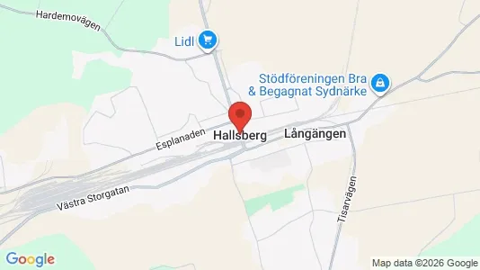 Houses for rent i Hallsberg - kort over placeringen