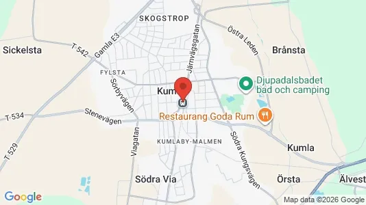 Houses for rent i Kumla - kort over placeringen