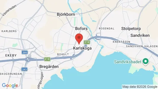 Houses for rent i Karlskoga - kort over placeringen