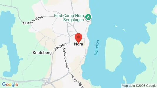 Apartments for rent i Nora - kort over placeringen