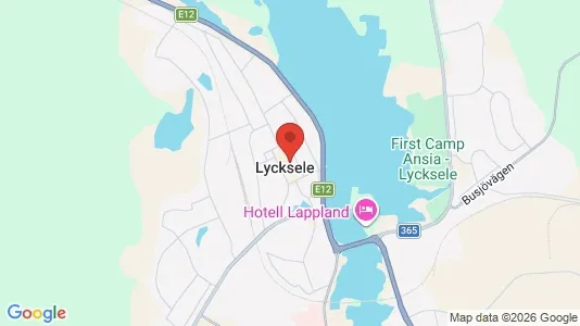 Apartments for rent i Lycksele - kort over placeringen