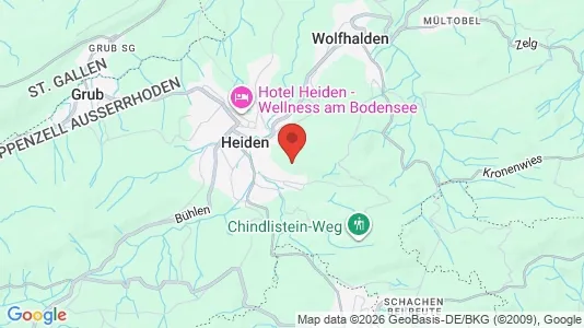Apartments for rent i Vorderland - kort over placeringen