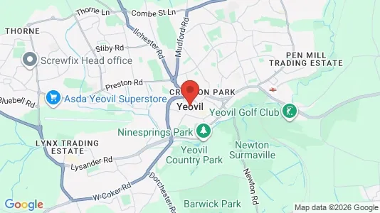 Houses for rent i Yeovil - Somerset - kort over placeringen