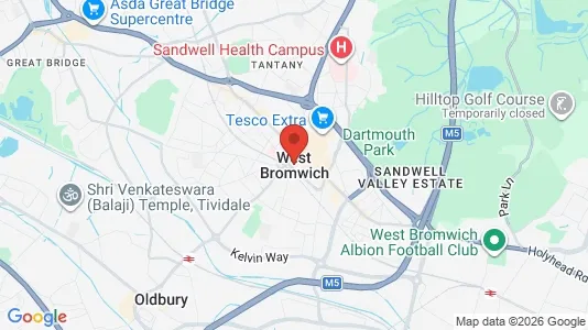 Houses for rent i West Bromwich - West Midlands - kort over placeringen