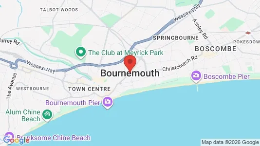 Houses for rent i Bournemouth - Dorset - kort over placeringen