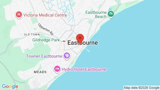 Houses for rent i Eastbourne - East Sussex - kort over placeringen