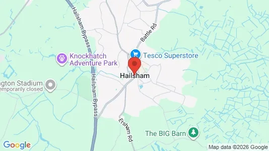 Apartments for rent i Hailsham - East Sussex - kort over placeringen