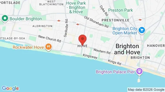 Apartments for rent i Hove - East Sussex - kort over placeringen