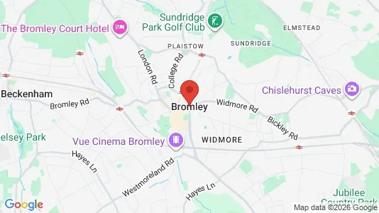 Houses for rent i Bromley - Kent - kort over placeringen