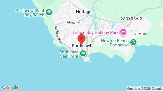 Apartments for rent i Porthcawl - Mid Glamorgan - kort over placeringen
