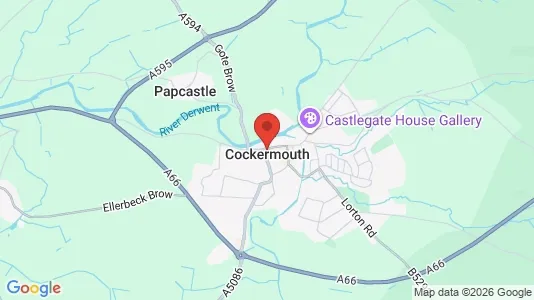 Apartments for rent i Cockermouth - Cumbria - kort over placeringen