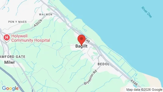 Apartments for rent i Bagillt/Flint - Clwyd - kort over placeringen
