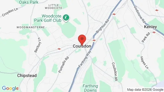 Houses for rent i Coulsdon - Surrey - kort over placeringen