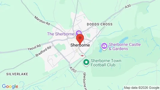 Houses for rent i Sherborne - Dorset - kort over placeringen