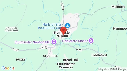 Houses for rent i Sturminster Newton - Dorset - kort over placeringen