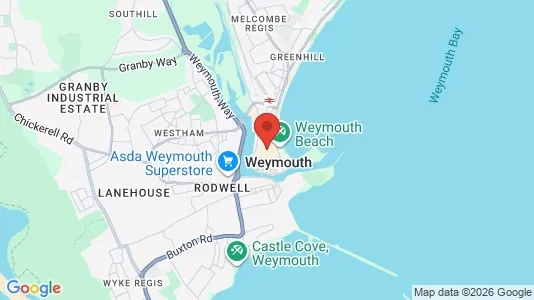 Houses for rent i Weymouth - Dorset - kort over placeringen