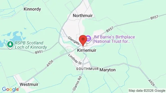 Apartments for rent i Forfar/Kirriemuir - Angus - kort over placeringen