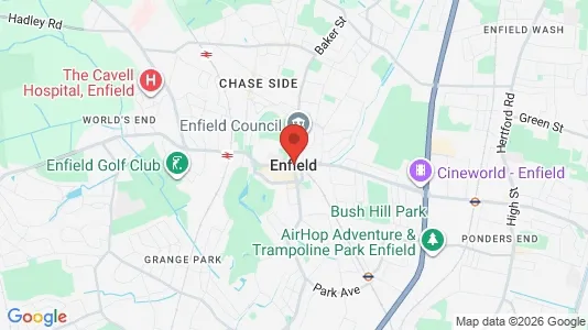 Apartments for rent i Enfield - Middlesex - kort over placeringen